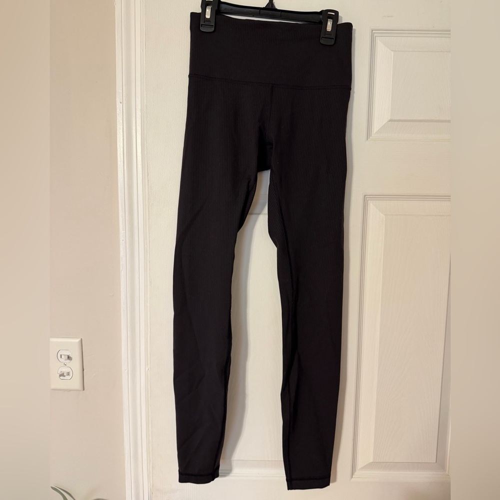 Lululemon Wunder Train Ribbed Leggings